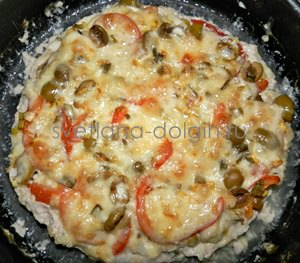 пицца из фарша
