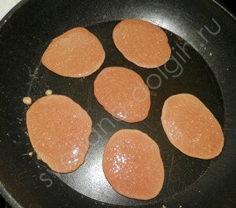 вкусные оладьи из печени